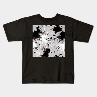 Abstract Splatter Artwork Kids T-Shirt